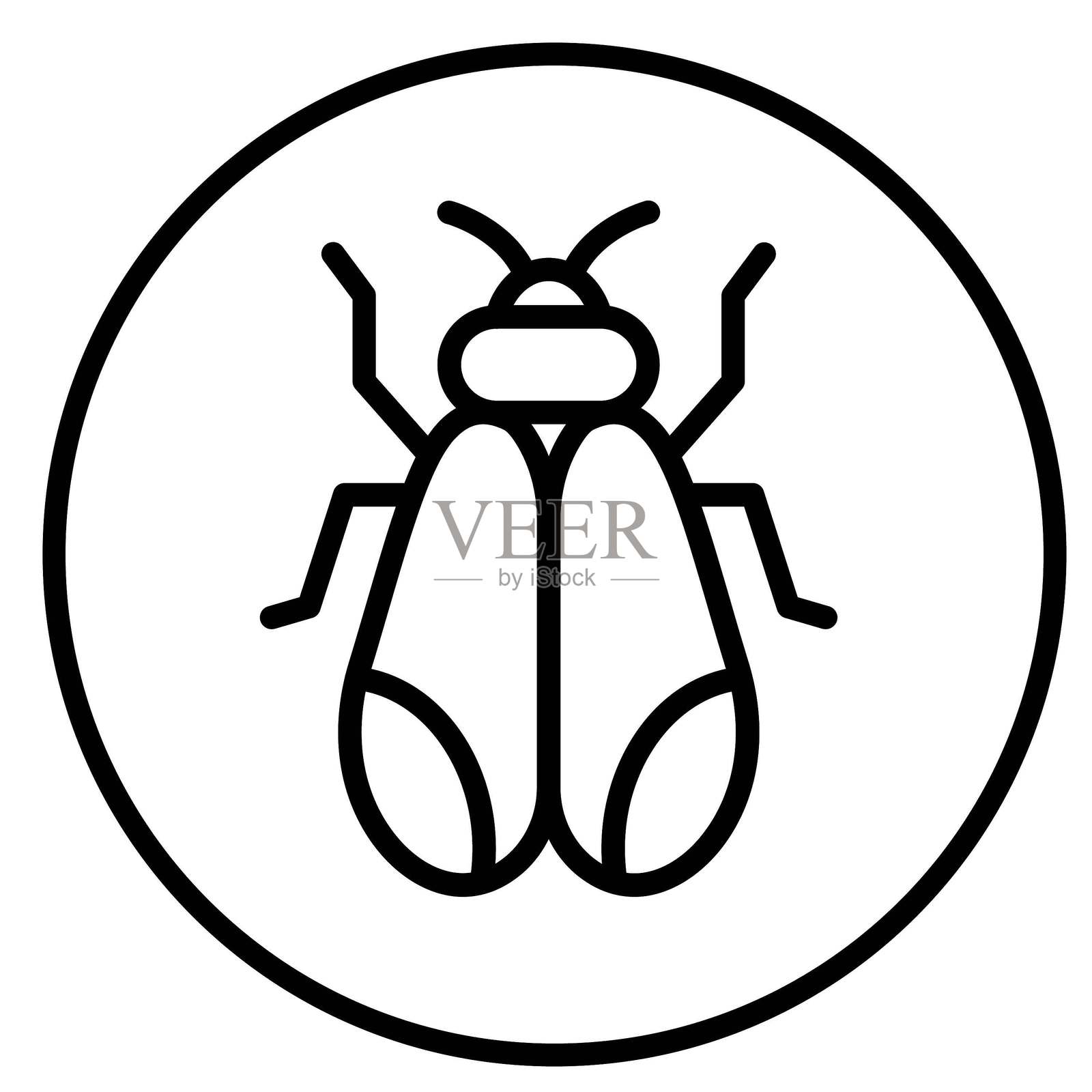 矢量灭蝇诱饵矢量设计图标风格插画图片素材