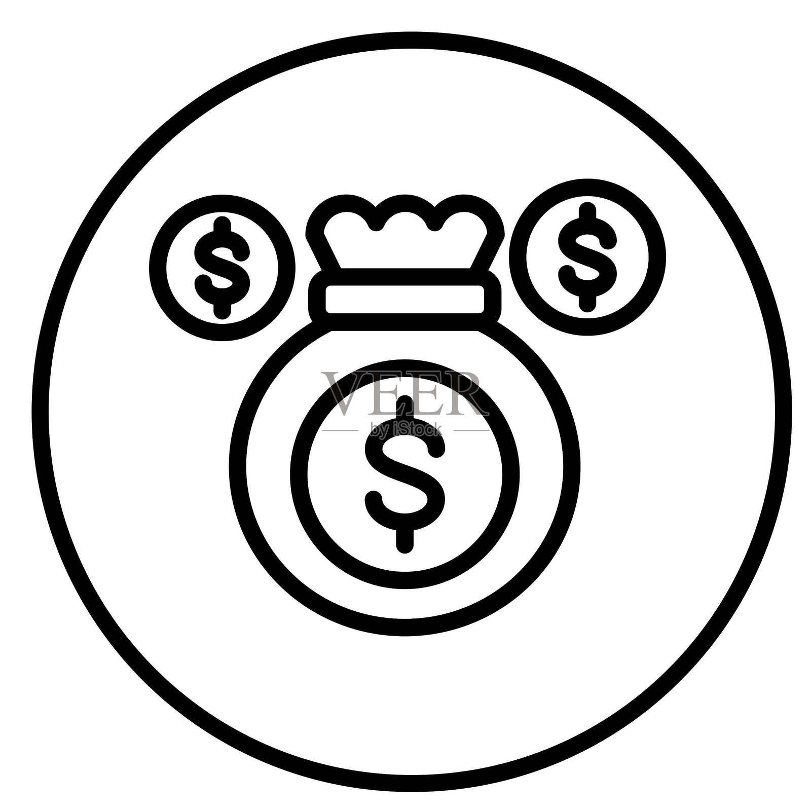 矢量图公司收益矢量图图标风格插画图片素材