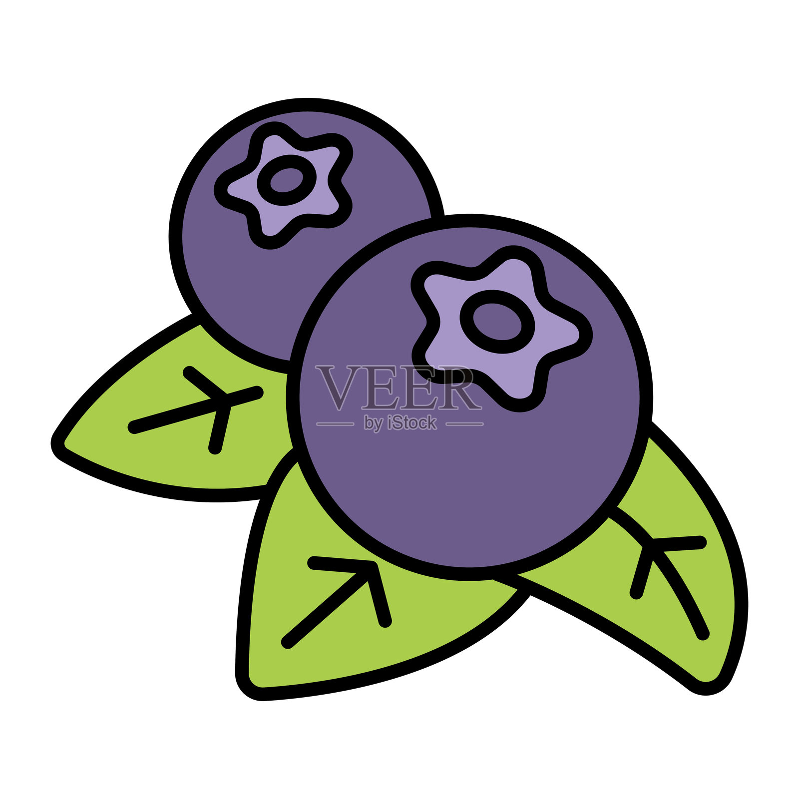 蔓越莓图标插画图片素材