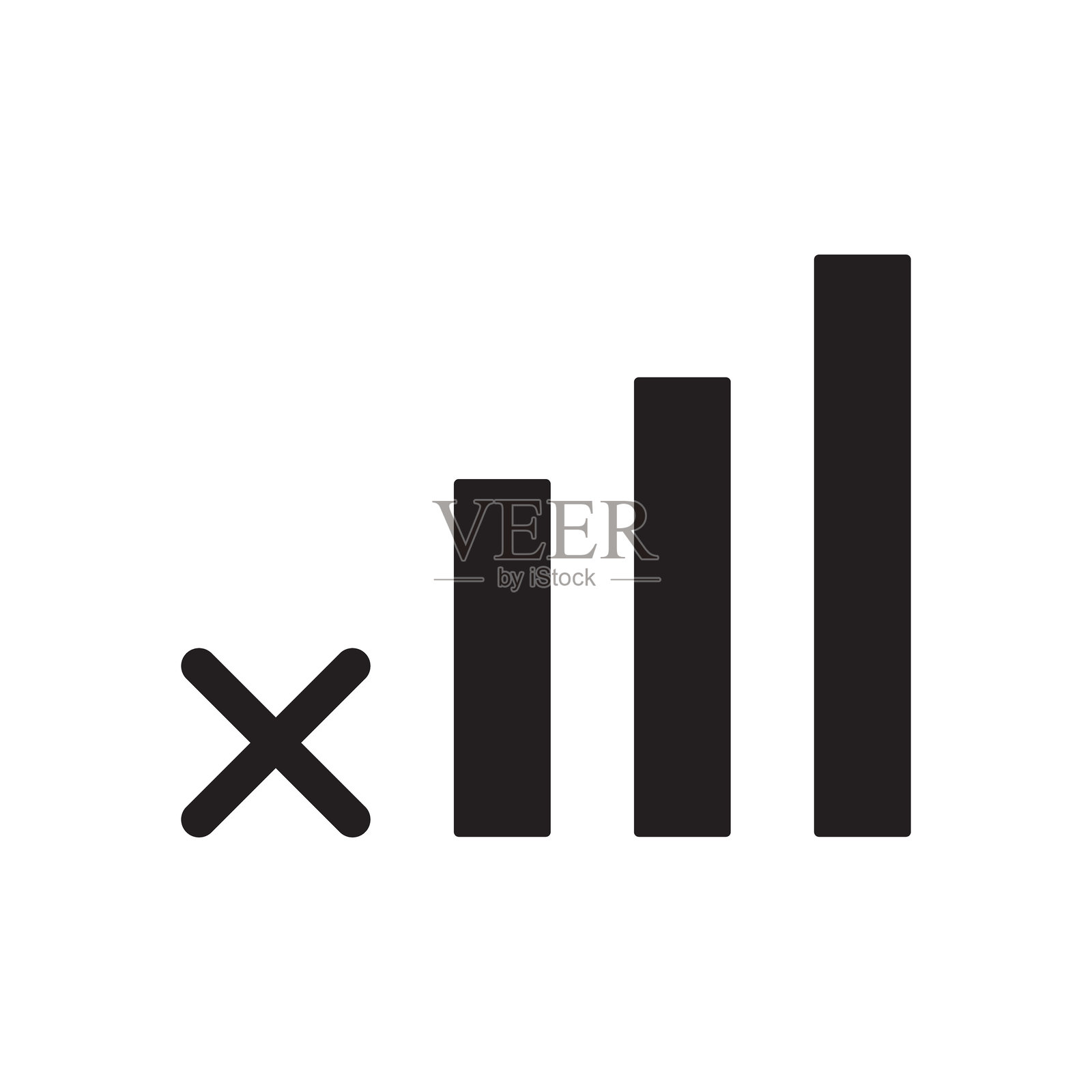 现代无线网络连接图标矢量图，用于Wi-Fi信号网络技术和数字通信符号设计插画图片素材