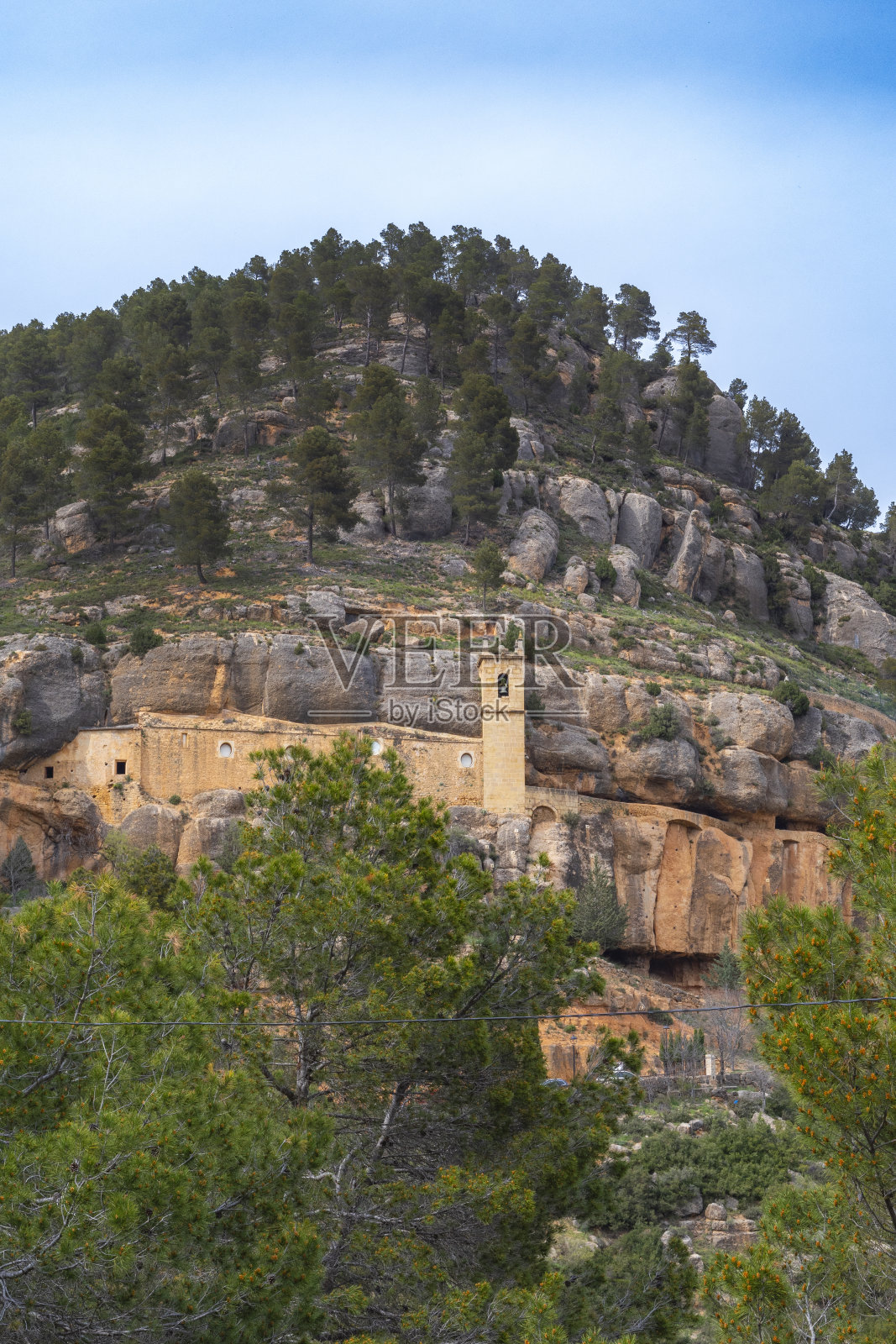 圣母玛利亚巴尔马圣殿，马埃斯特拉特索里塔，马埃斯特拉特，马埃斯特拉特，卡斯特利翁，瓦伦西亚自治区，西班牙，欧洲照片摄影图片