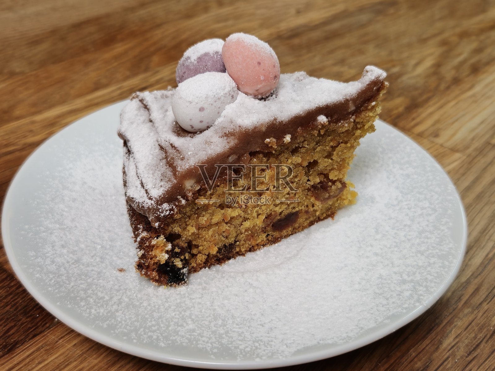 一塊復活節蛋糕照片摄影图片