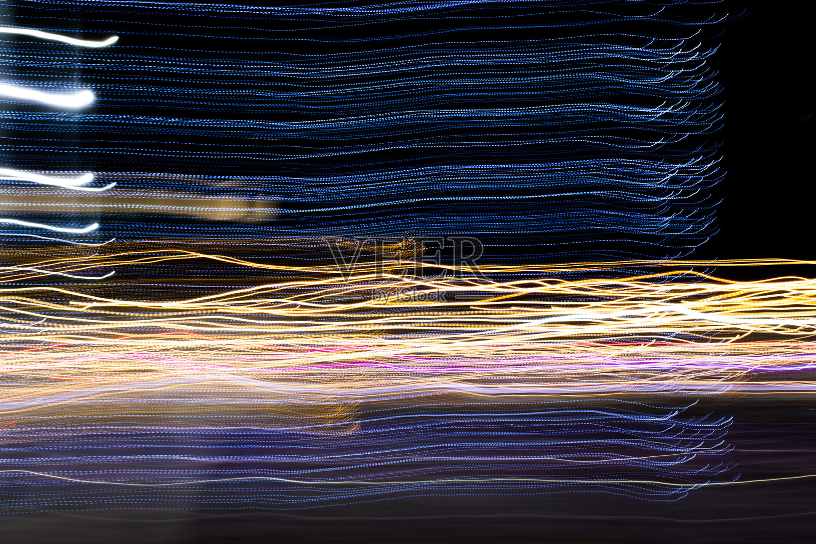 抽象背景和纹理的模糊彩色运动光线照片摄影图片