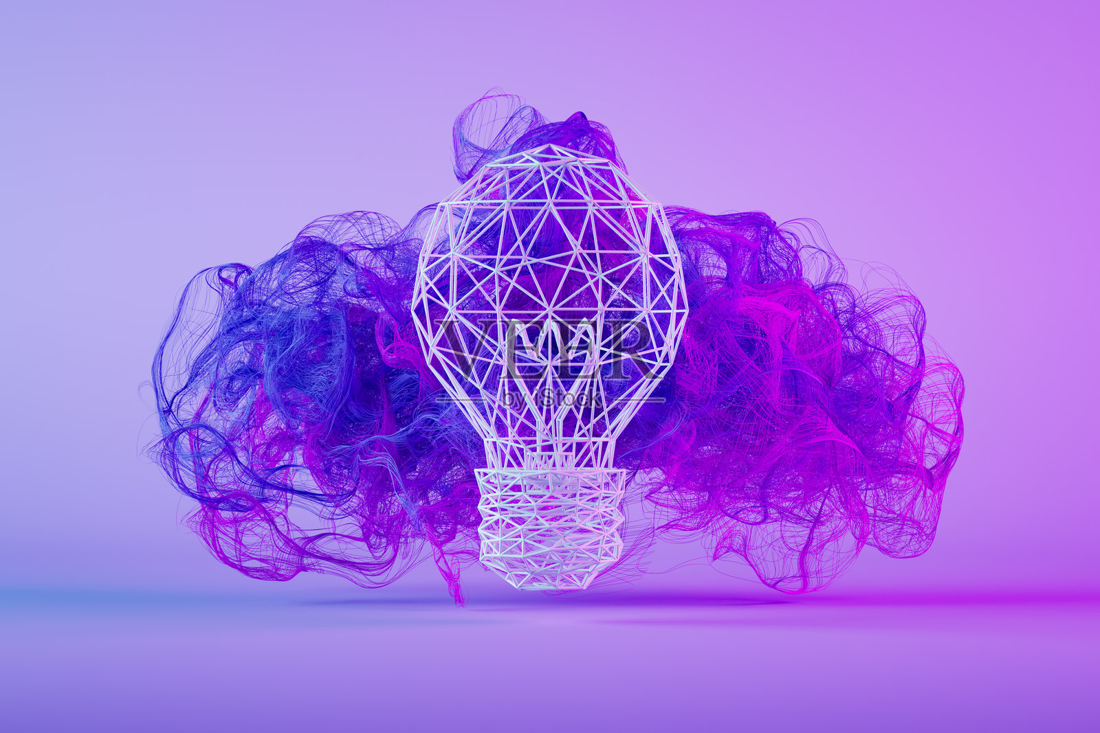 灯泡，新想法概念，脱颖而出照片摄影图片