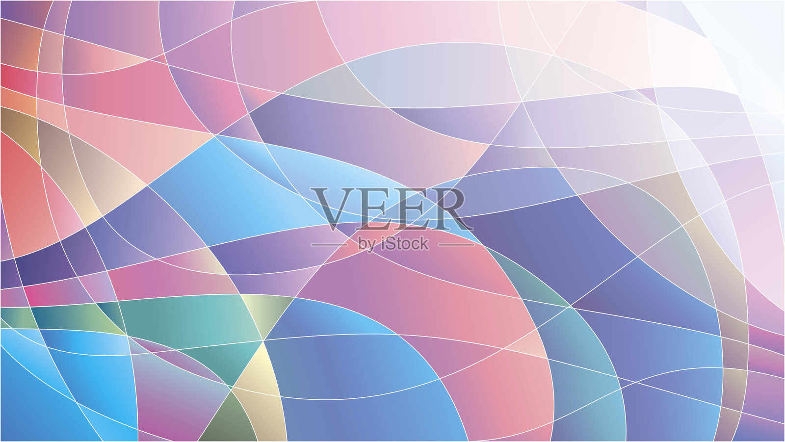 抽象的波浪背景插画图片素材