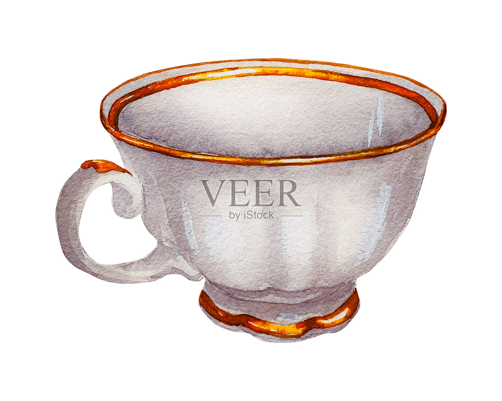 水彩画风格的优雅插画插画图片素材