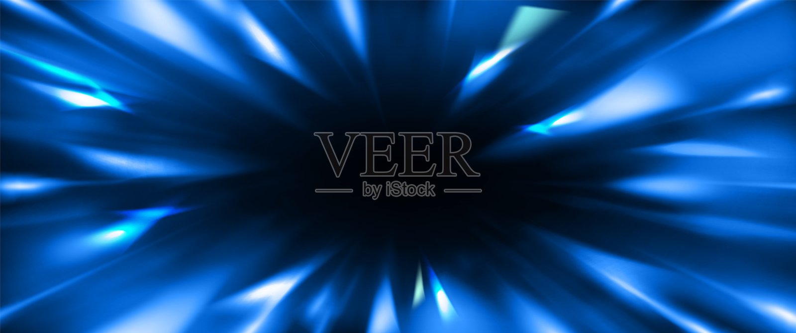 光线从黑暗的中心爆发插画图片素材