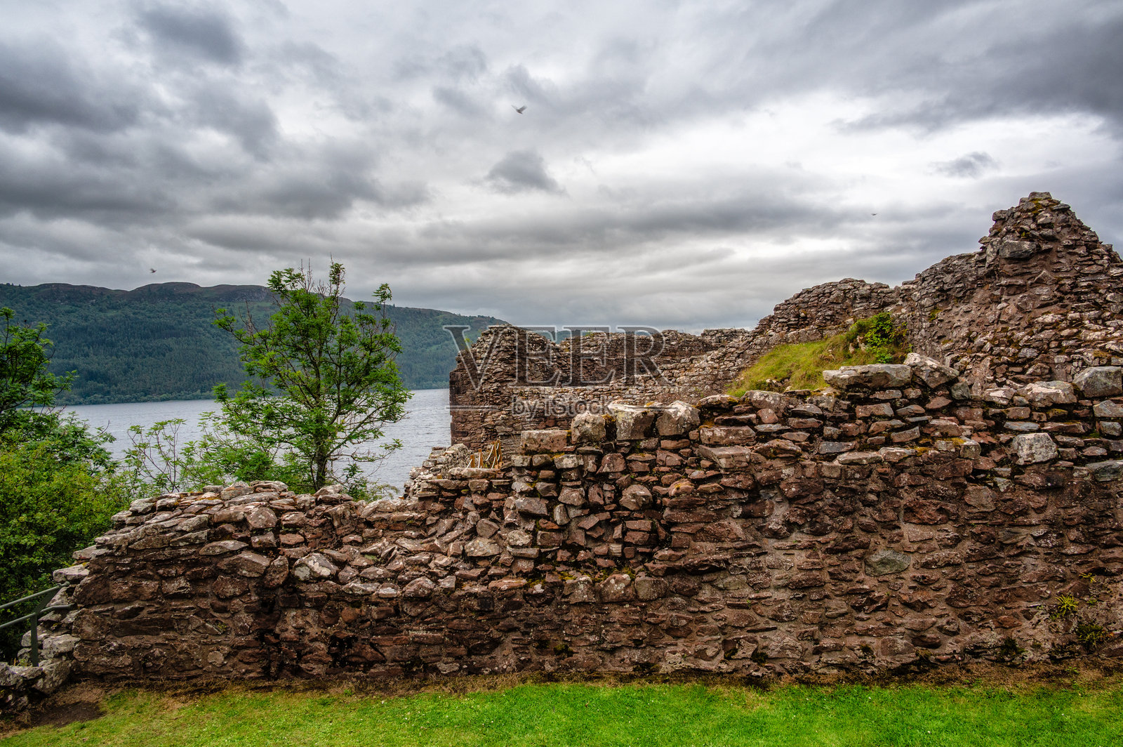 苏格兰高地德鲁姆纳德罗希特厄克特城堡照片摄影图片