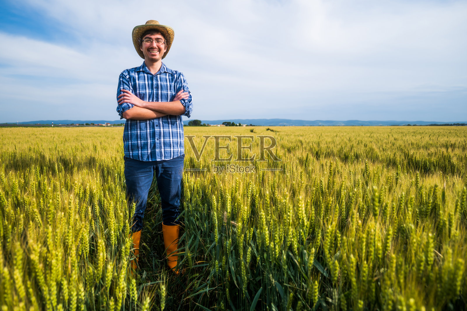 农业工人照片摄影图片