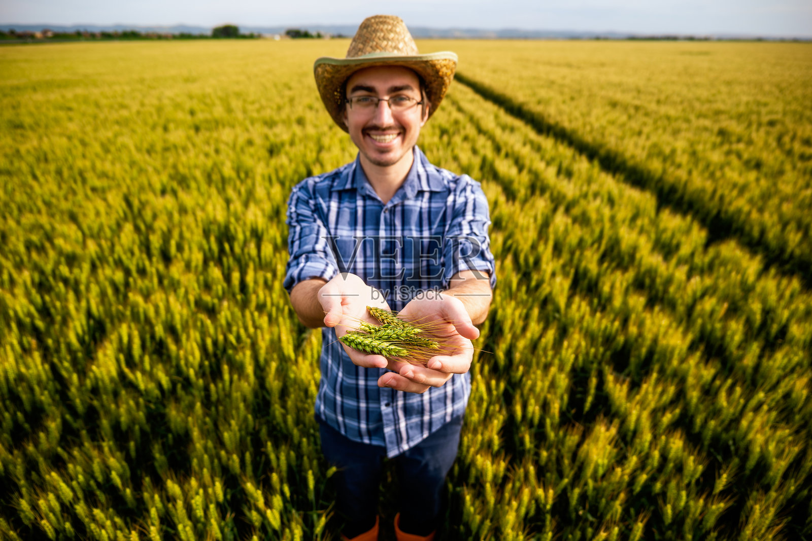 农业工人照片摄影图片