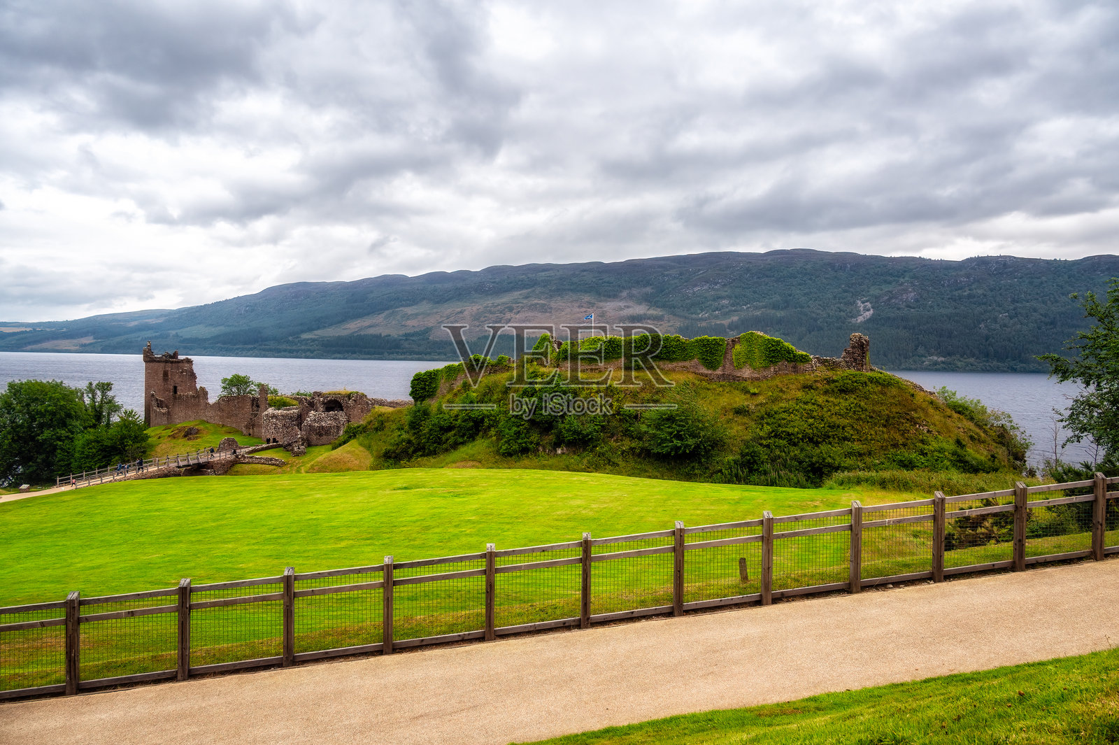 苏格兰高地德鲁姆纳德罗希特厄克特城堡照片摄影图片