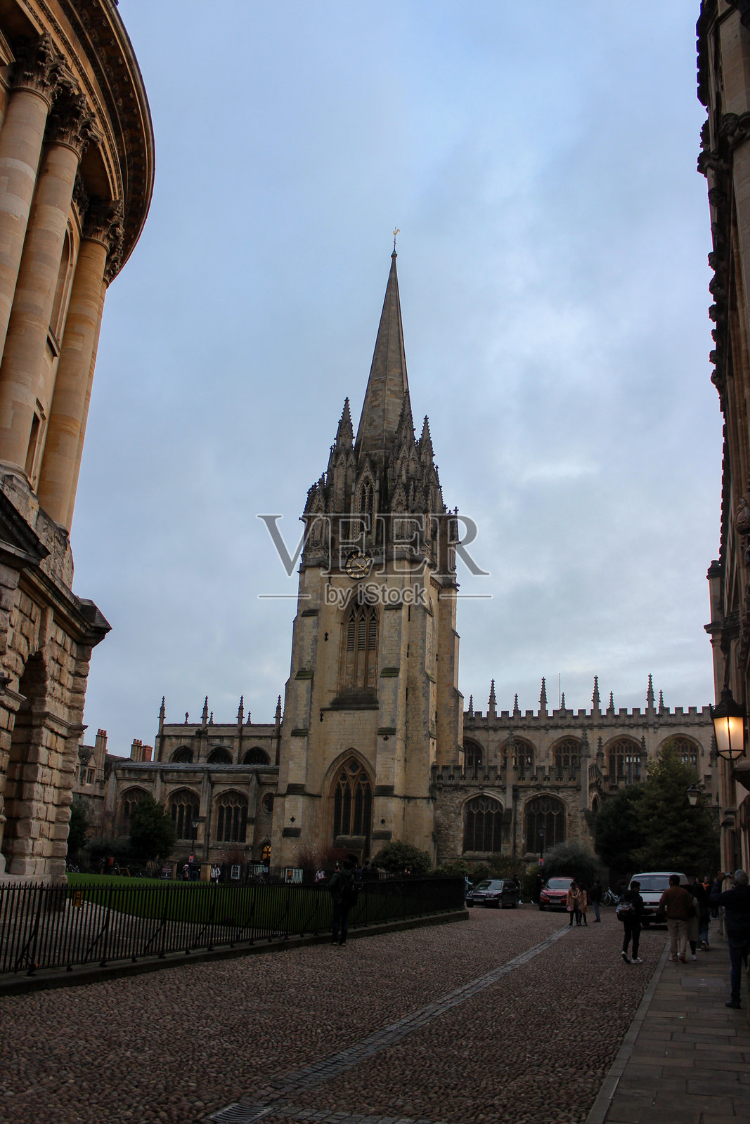 圣玛丽圣母大学教堂位于牛津照片摄影图片