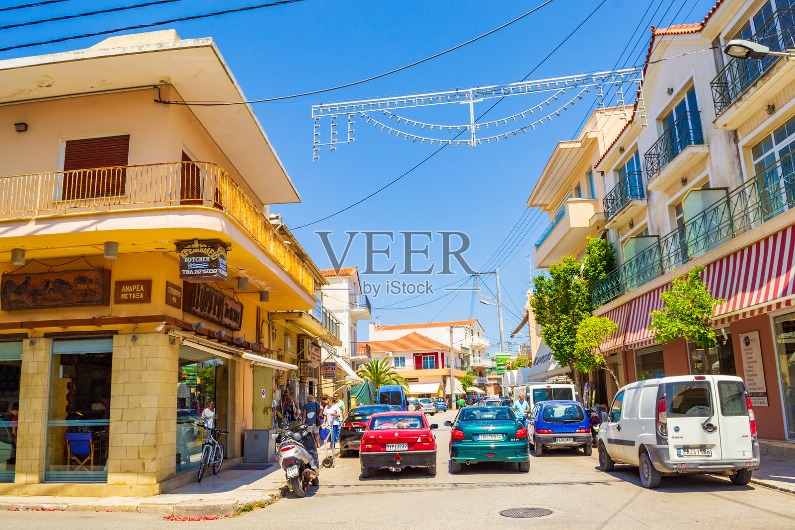 希腊凯法利尼亚阿尔戈斯托利街景照片摄影图片