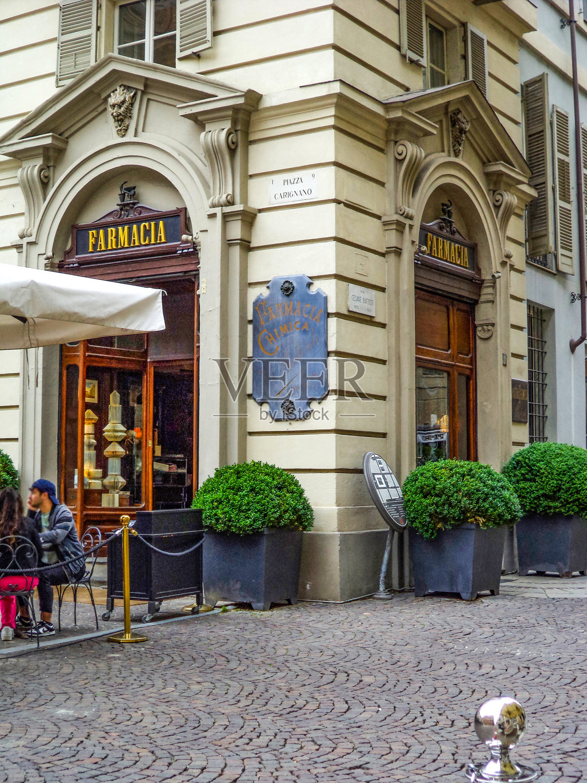 意大利皮埃蒙特大区都灵市中心照片摄影图片