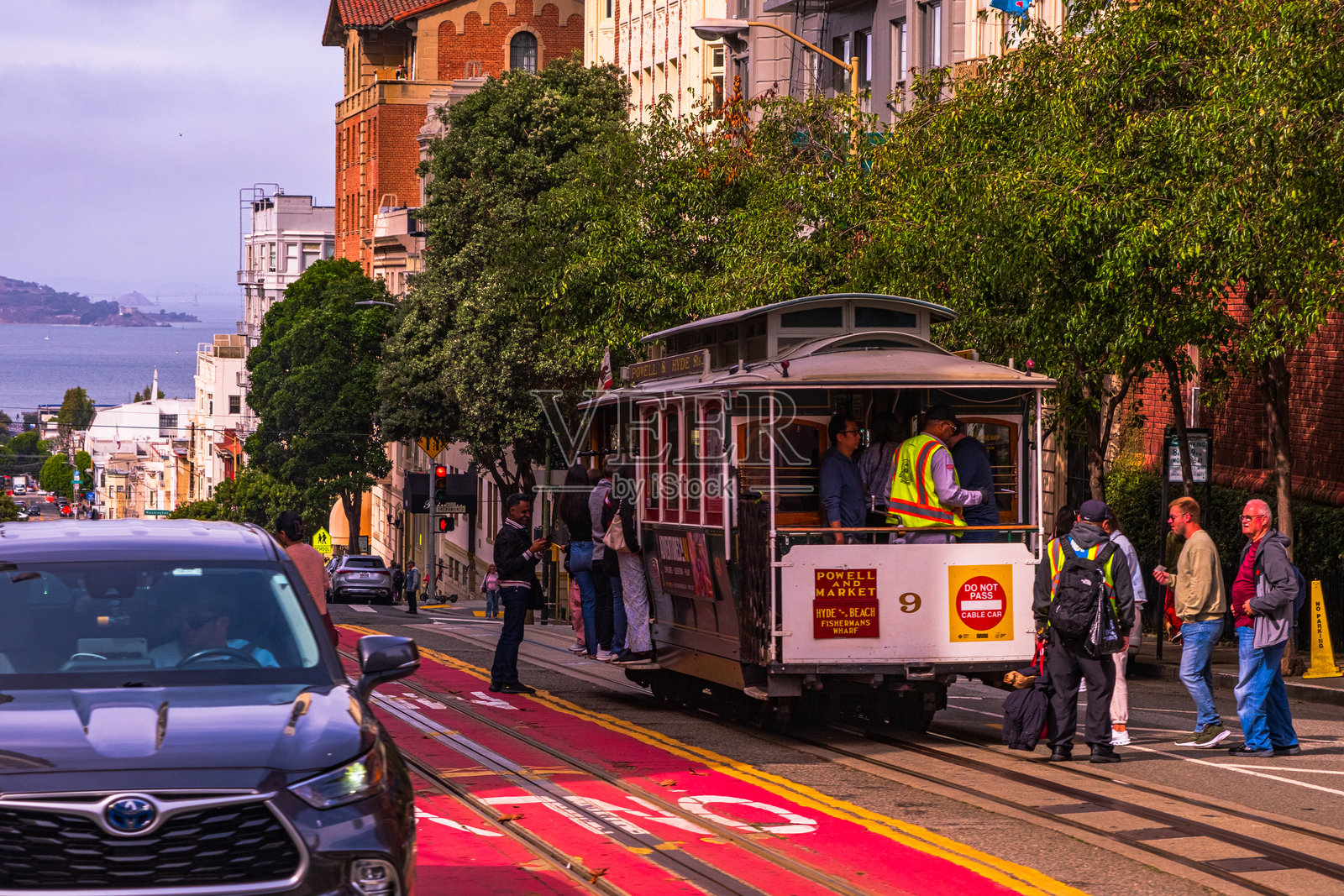 旧金山叮当车照片摄影图片