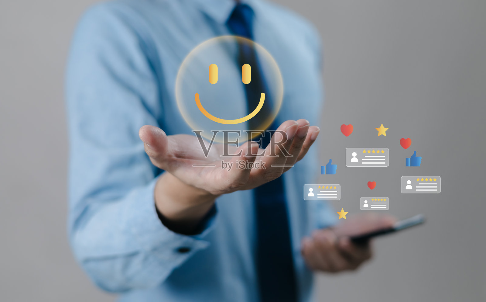 根据用户体验评级服务：消费者给出五星好评并就质量提供反馈。买家评价的商业声誉排名；在线客户满意度。照片摄影图片