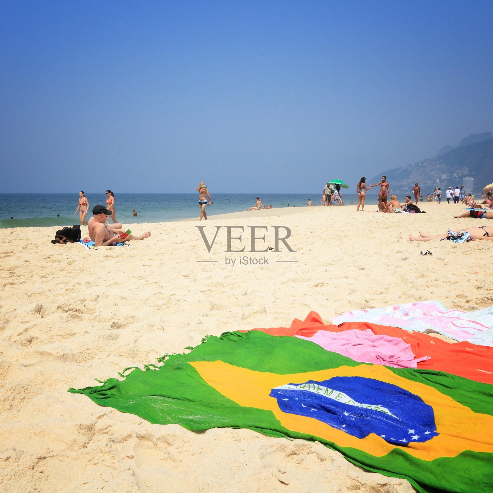 伊帕内玛海滩照片摄影图片