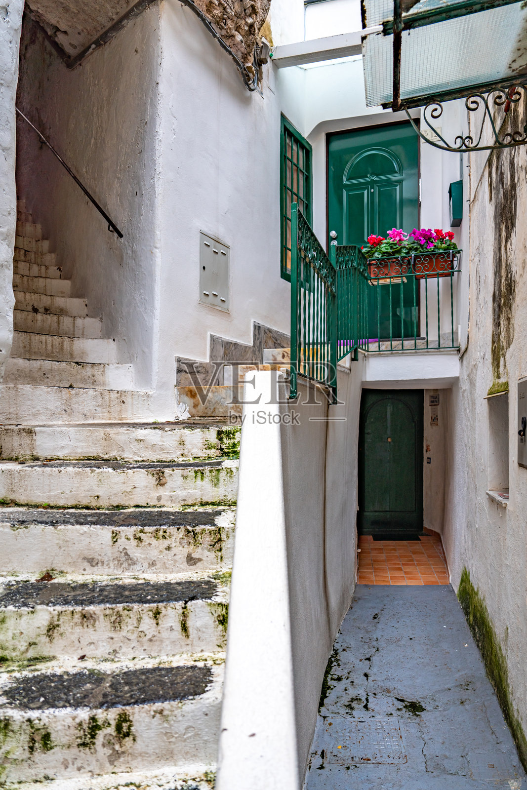 意大利拉韦洛的阿特拉尼小巷和街道景观照片摄影图片