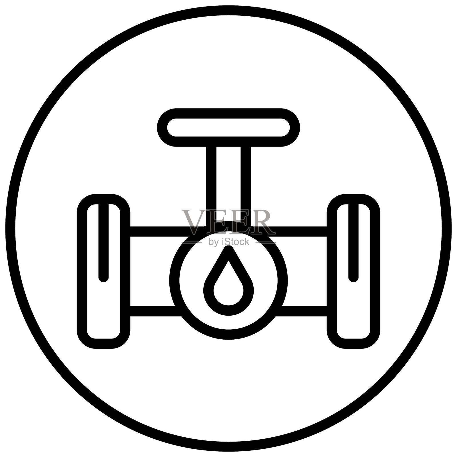 阀门矢量设计图标风格插画图片素材