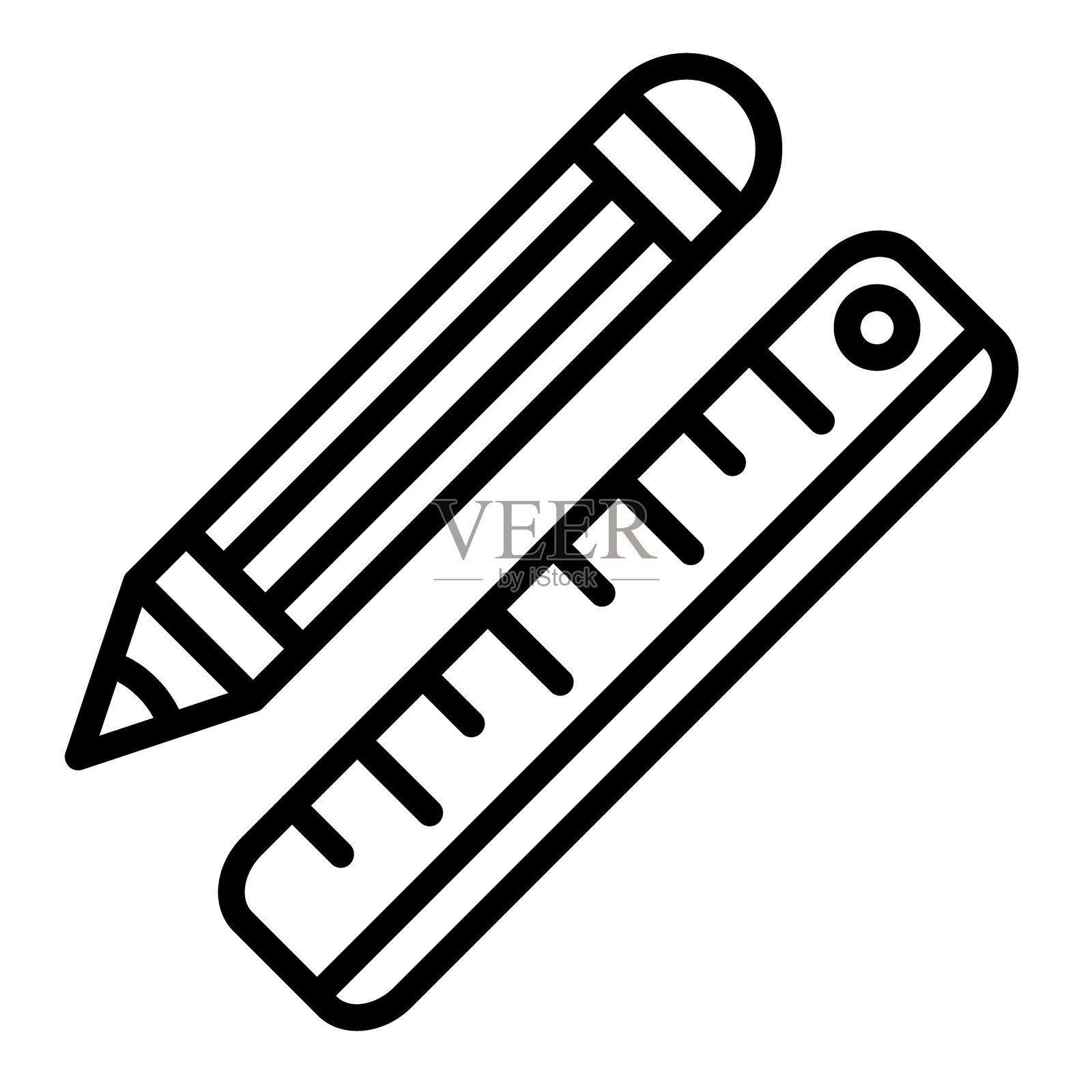 学校用品矢量图标插画图片素材