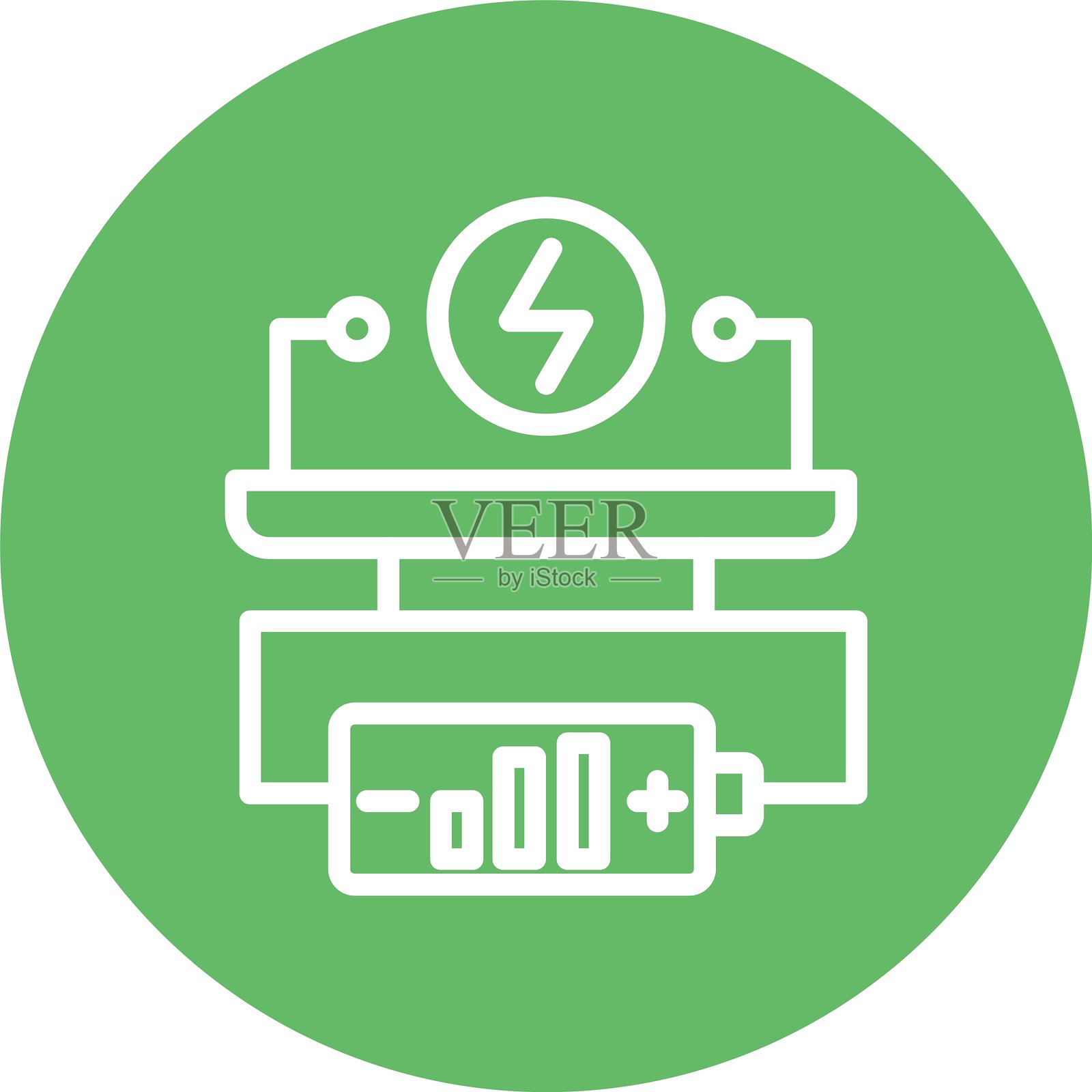 彩色圆圈排放线插画图片素材