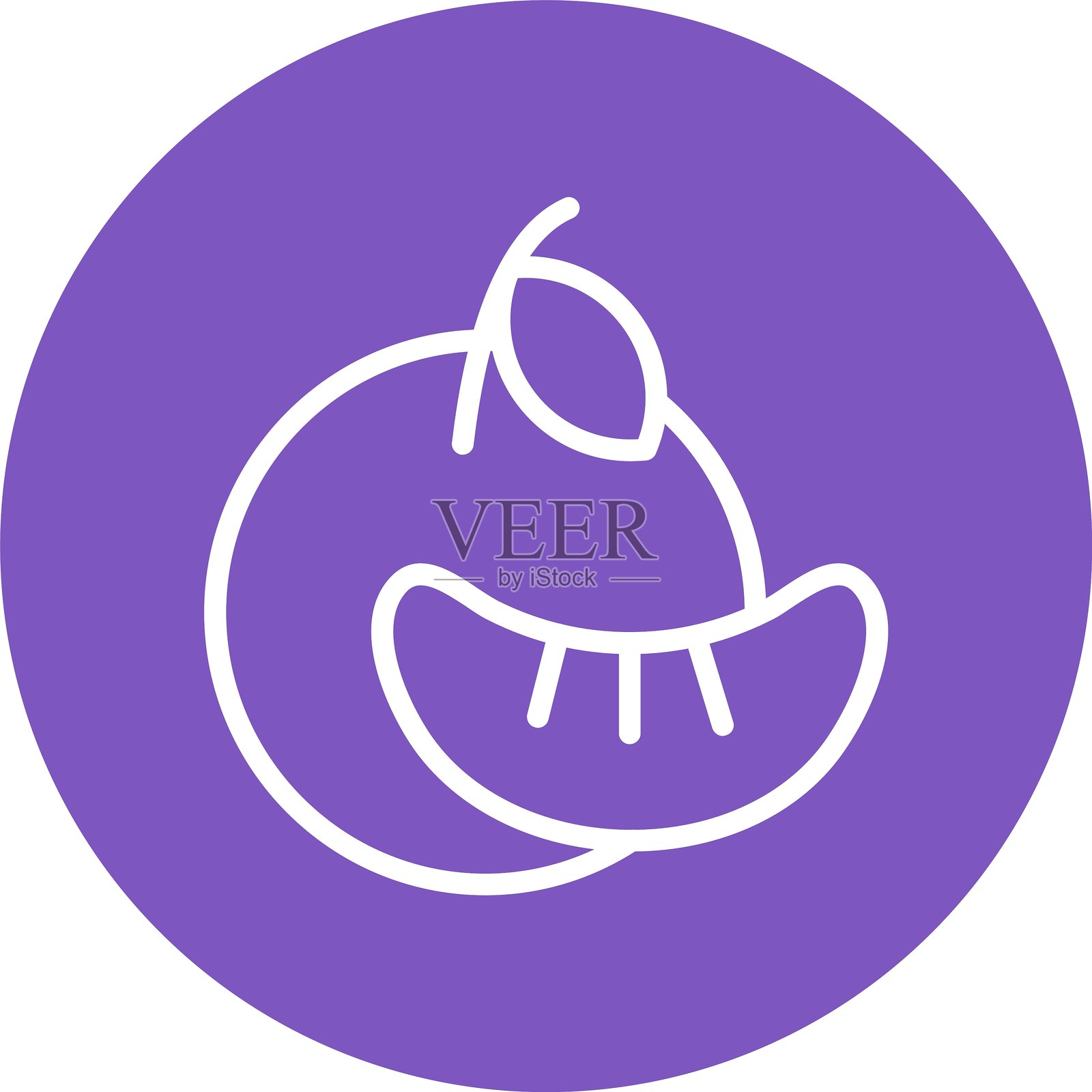 彩色圆圈线条图案插画图片素材