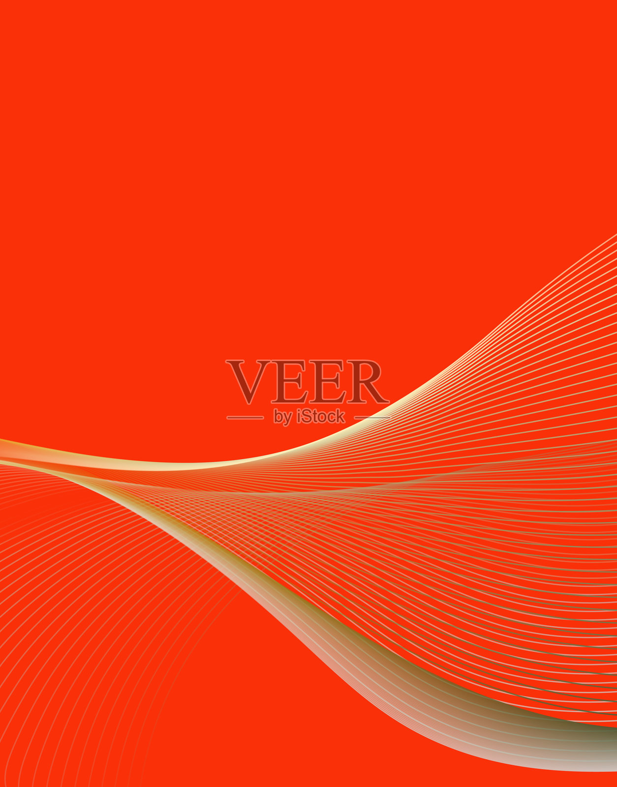 抽象的红色动态波浪渐变线条图案材质背景插画图片素材