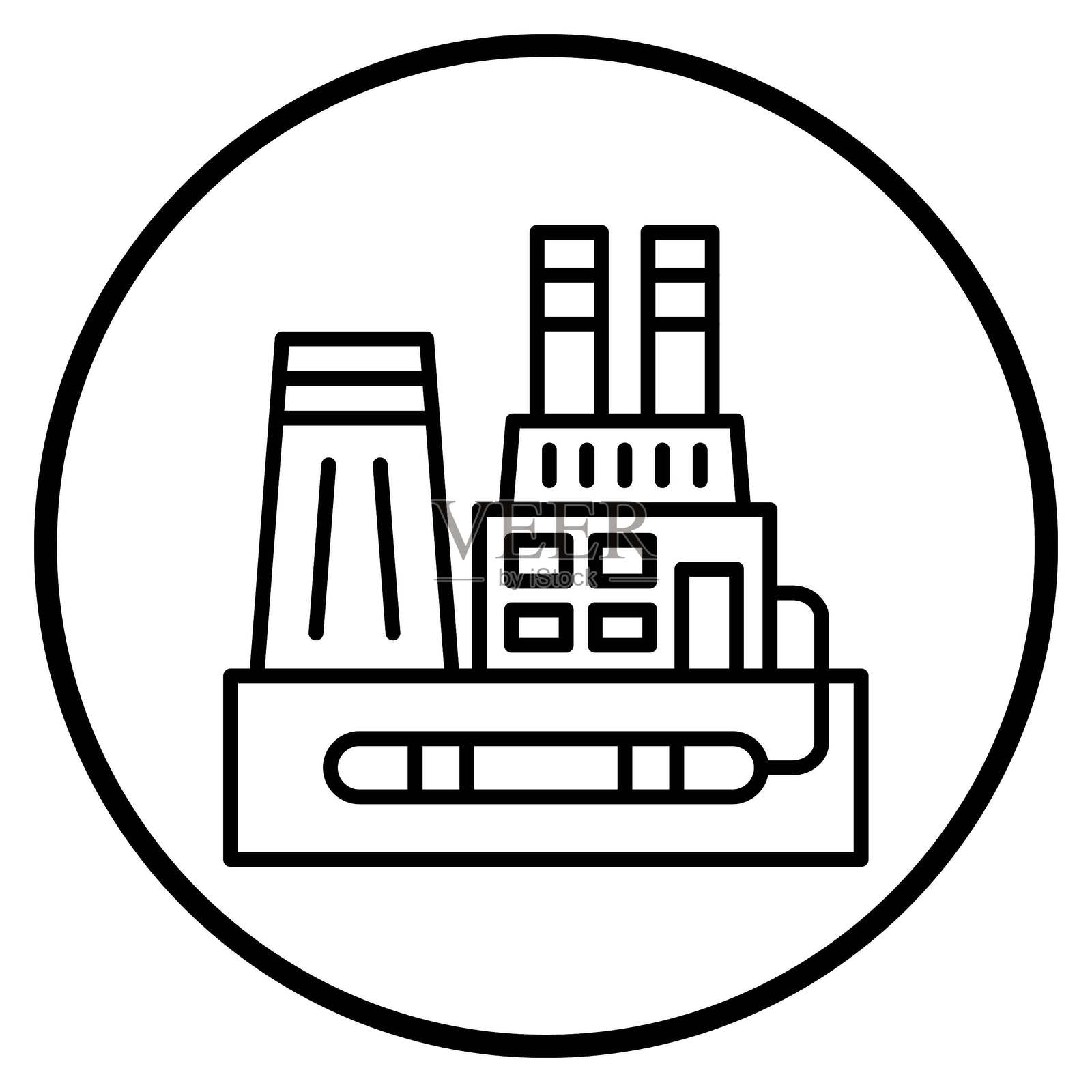 矢量地热能源图标风格设计插画图片素材