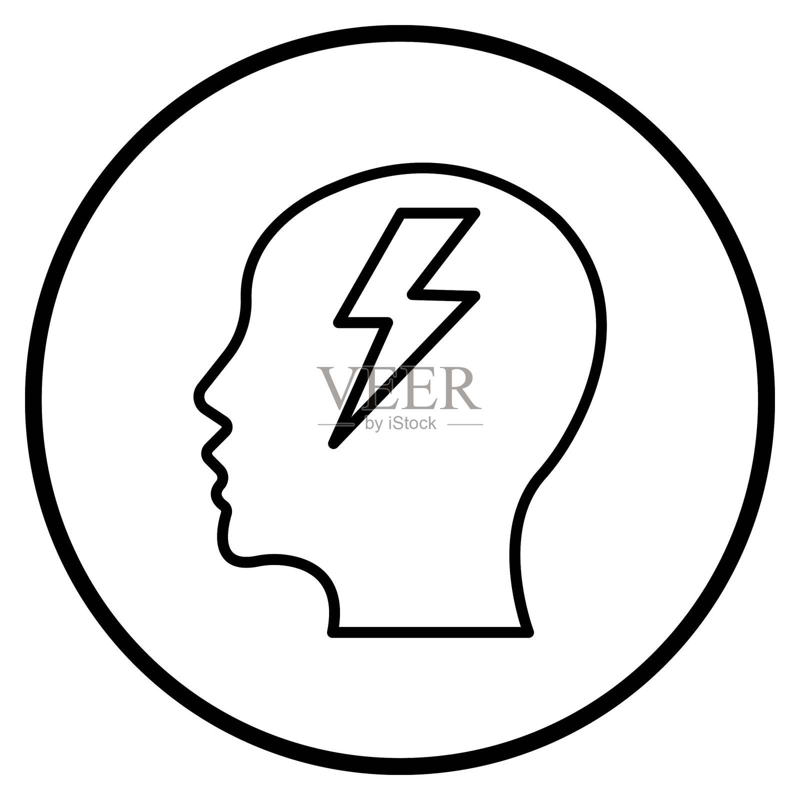 矢量设计 破损图标风格插画图片素材