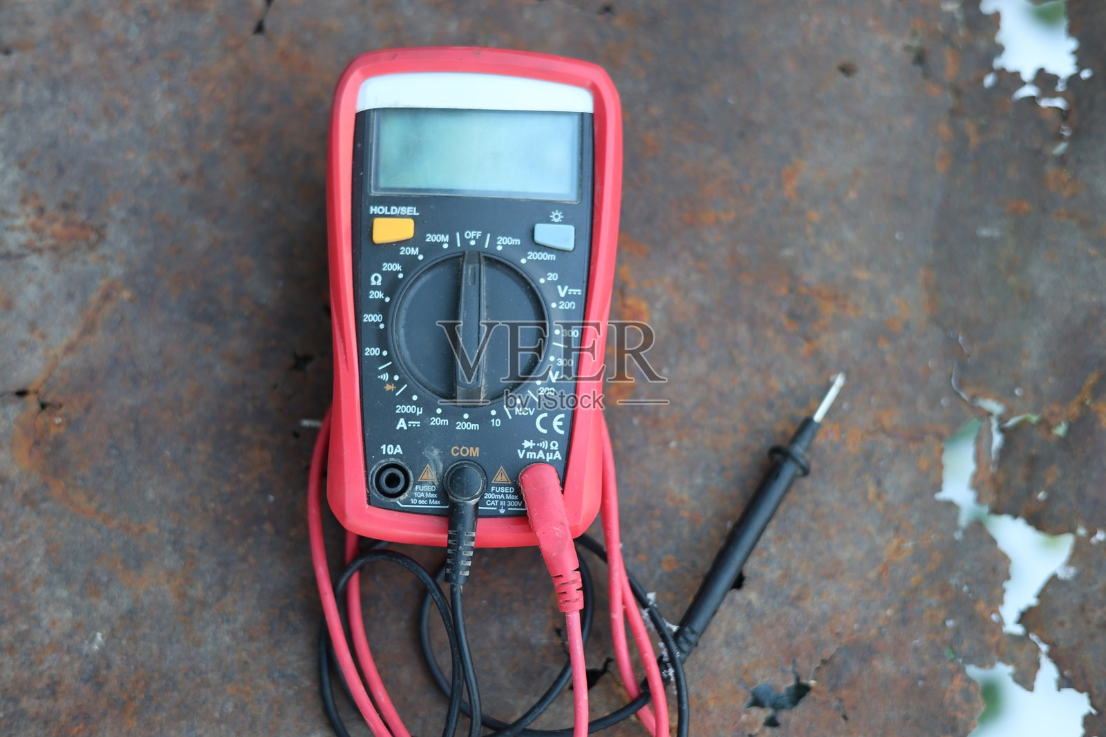 用于电力工作的安全电表工具照片摄影图片