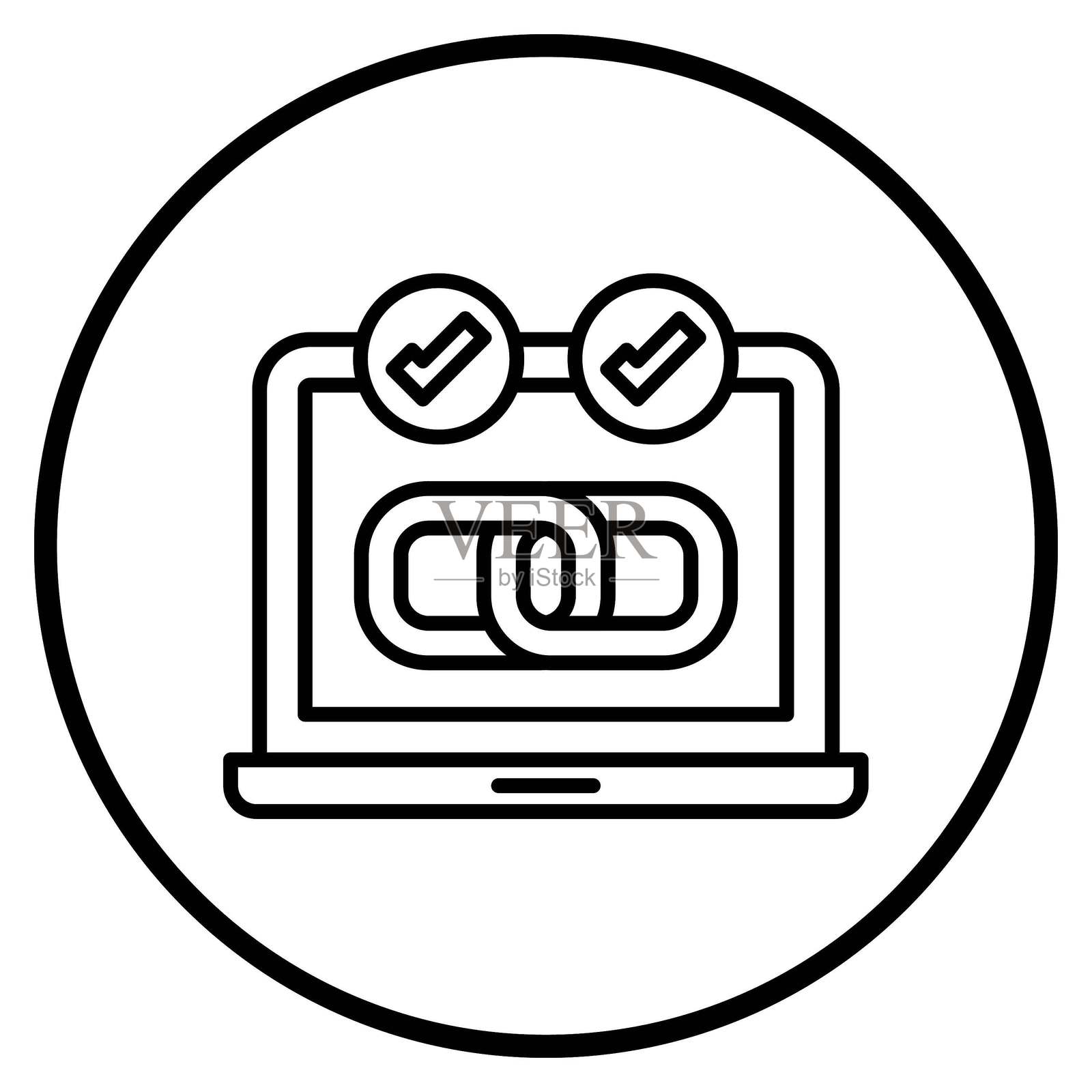 矢量图外链图标风格插画图片素材