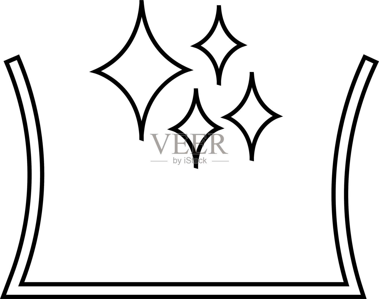 清洁表面图标，易于清洁，适用于移动概念和网页设计。家庭清洁地板表面图标，家政符号。易清洁徽标、标签、徽章、符号、横幅，透明背景插画图片素材