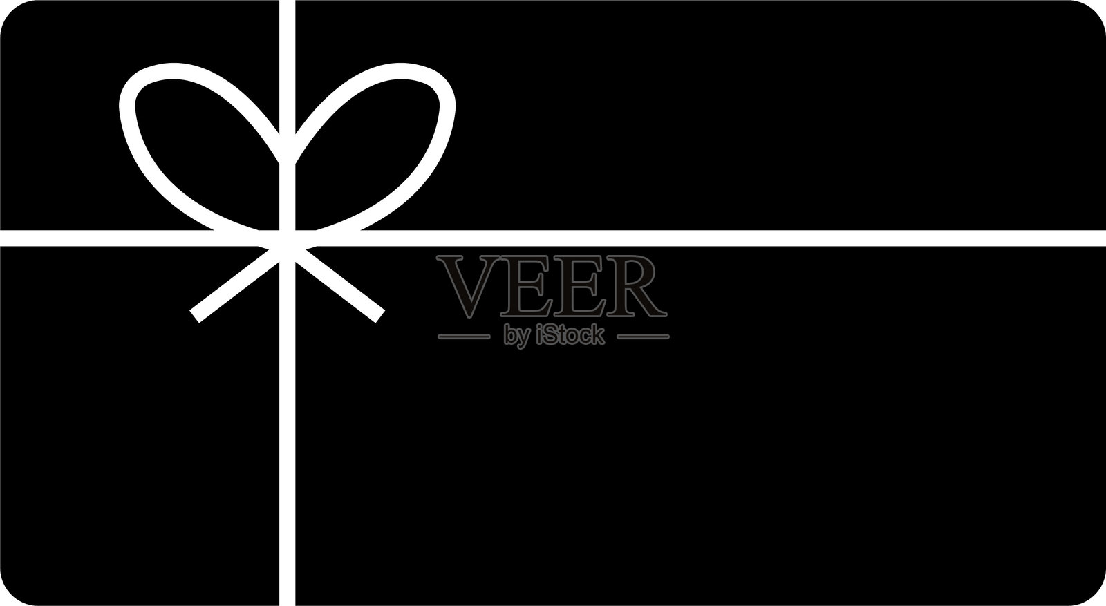 礼品卡图标，贺卡平面设计，孤立在透明背景上，带有用于仪式邀请函设计装饰元素、横幅、请柬的剪裁路径，样片。插画图片素材