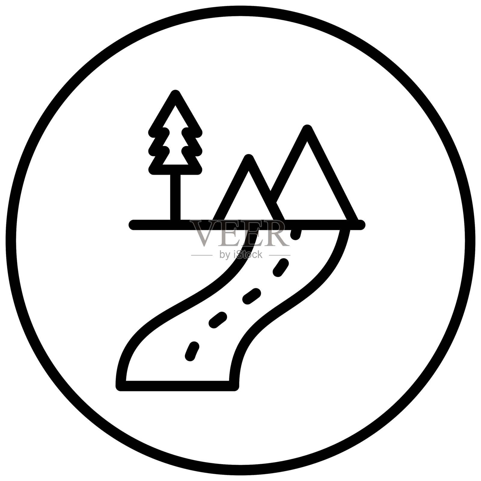 路径矢量设计图标风格插画图片素材