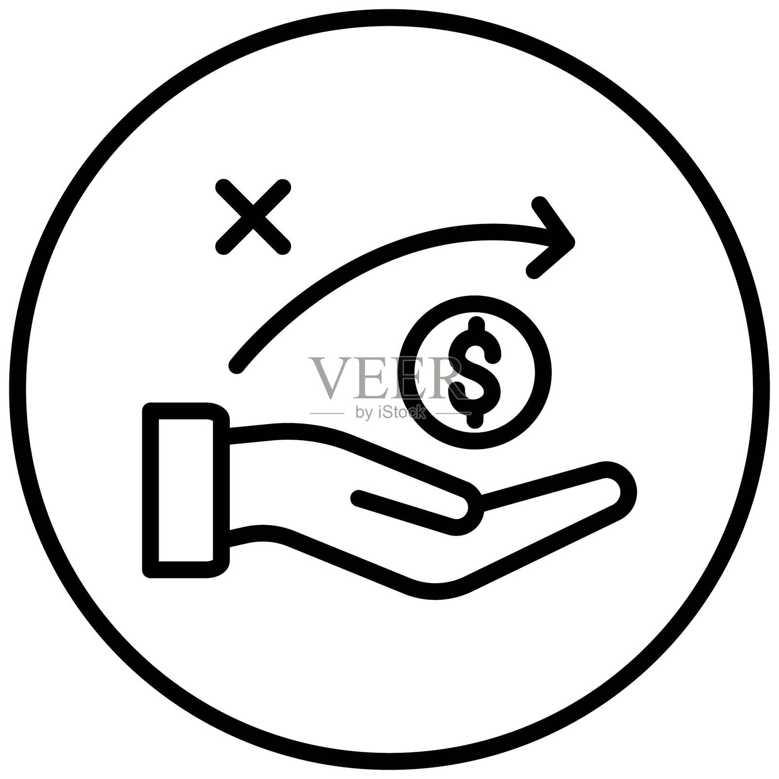 投资策略矢量设计图标风格插画图片素材