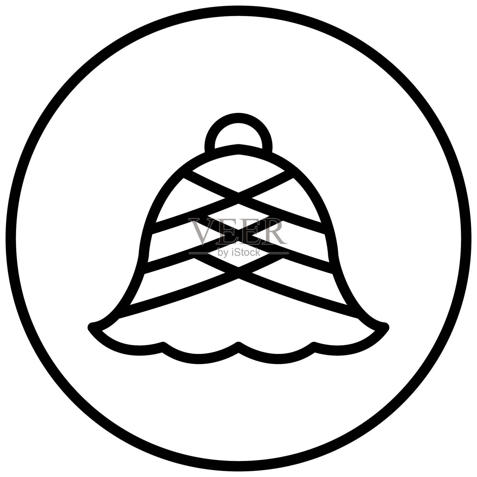 湿帽子矢量设计图标风格插画图片素材