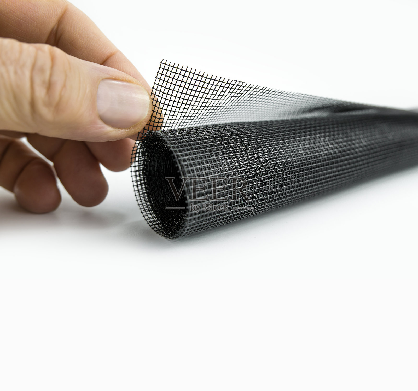 纱窗门窗用网卷照片摄影图片