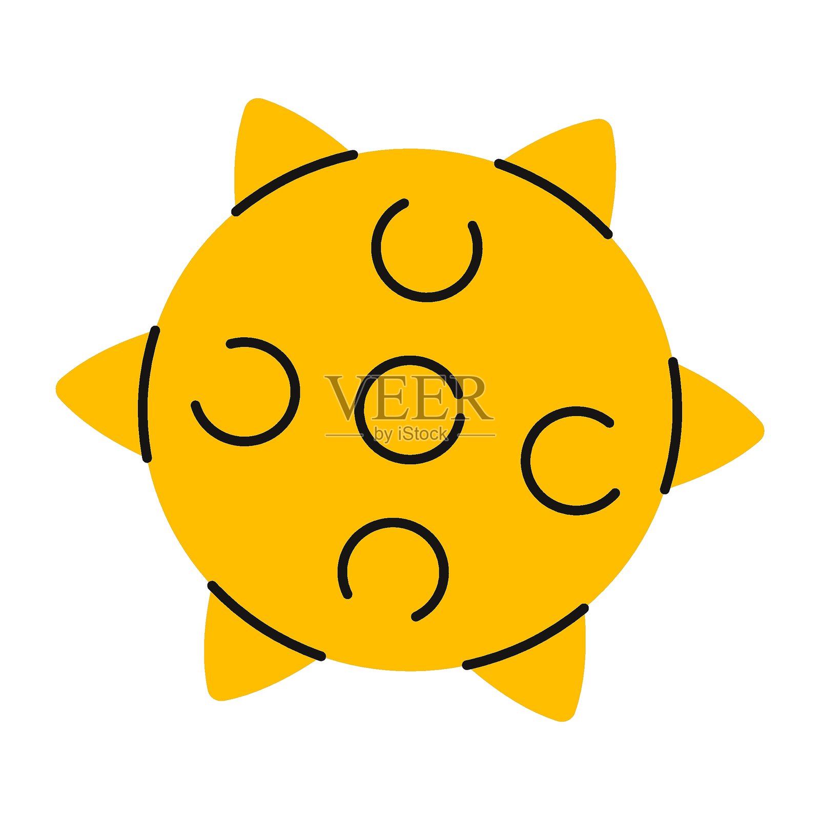 狗狗橡胶玩具。耐用的狗狗球，适合宠物训练和互动玩耍，幼犬咀嚼用品，卡通风格的家畜装备配件。矢量插画插画图片素材