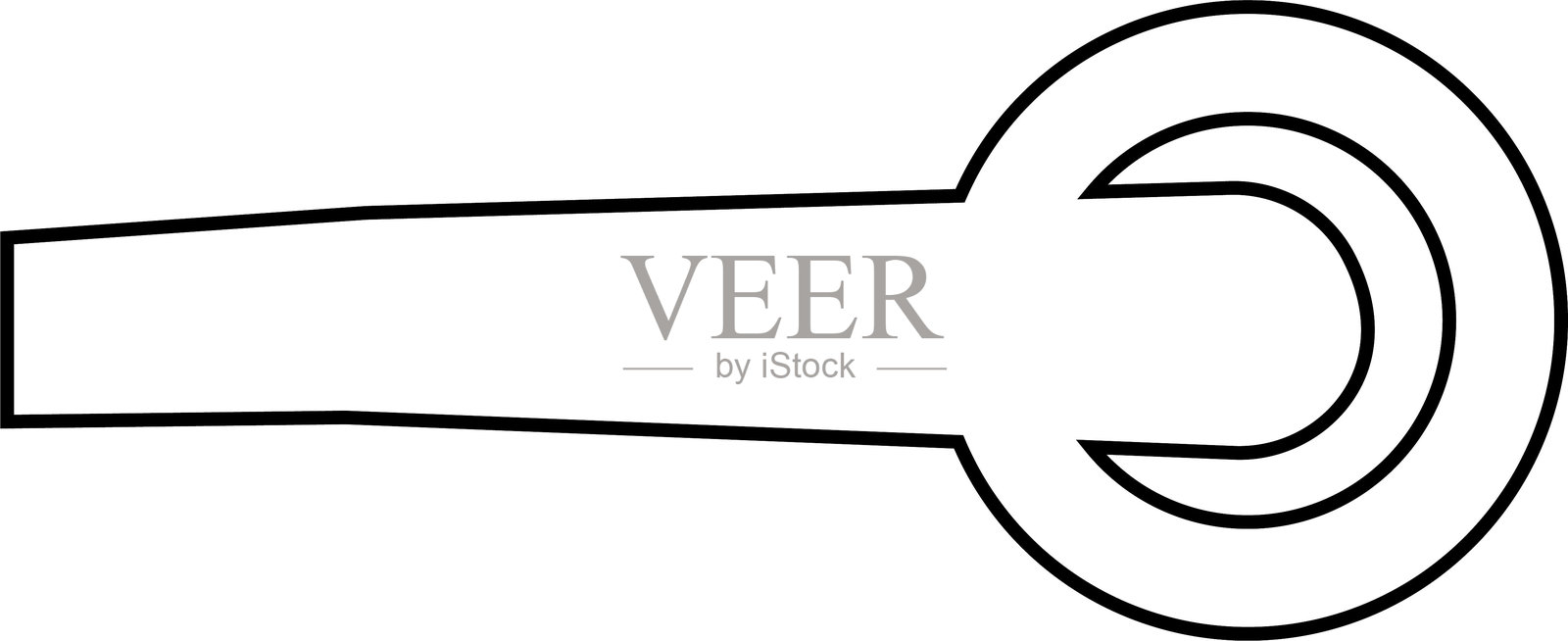 门把手图标特写，经典设计的门把手特写，暗示着永恒的优雅和精湛的工艺，适用于室内设计或建筑背景。插画图片素材