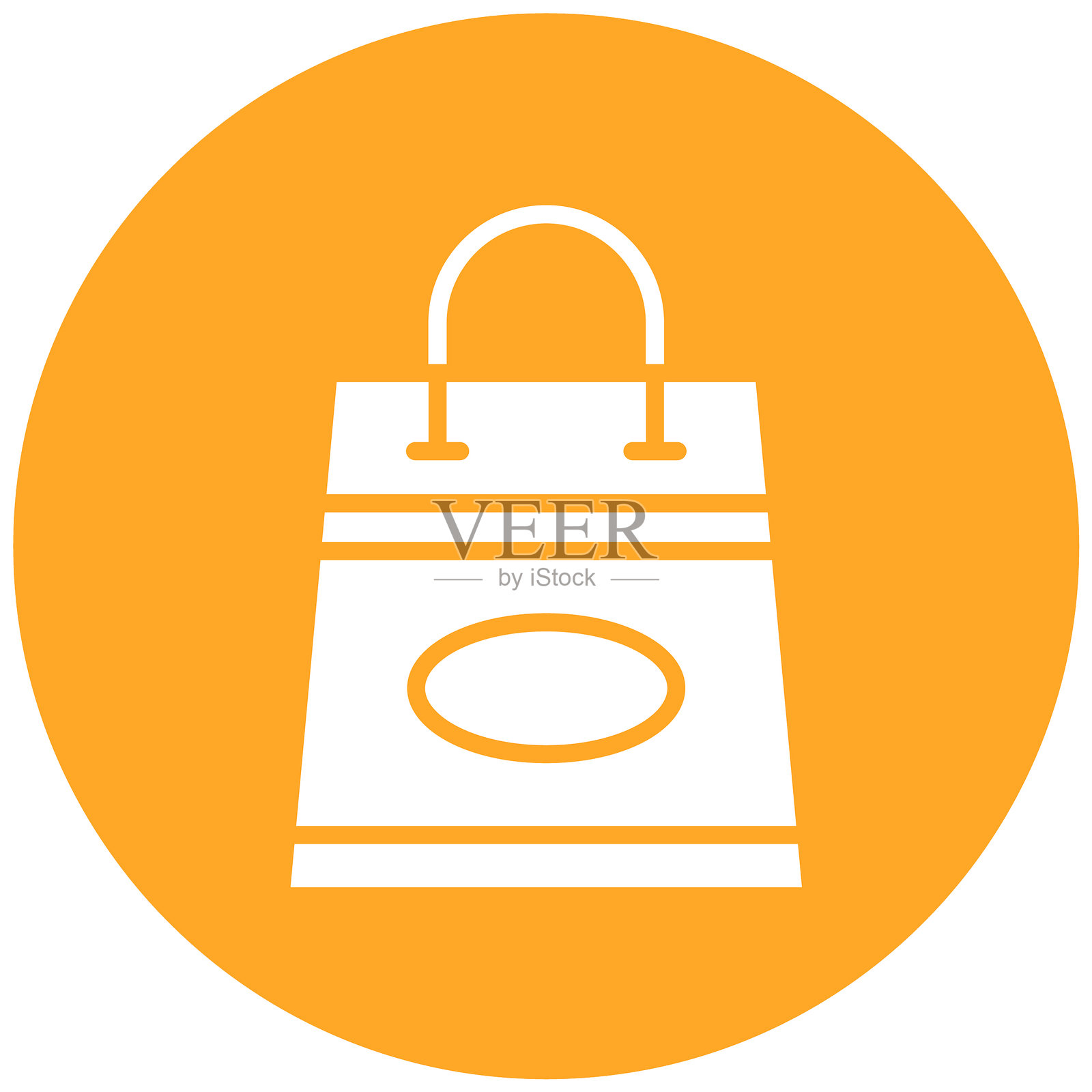 可重复使用的袋子矢量图标插画图片素材