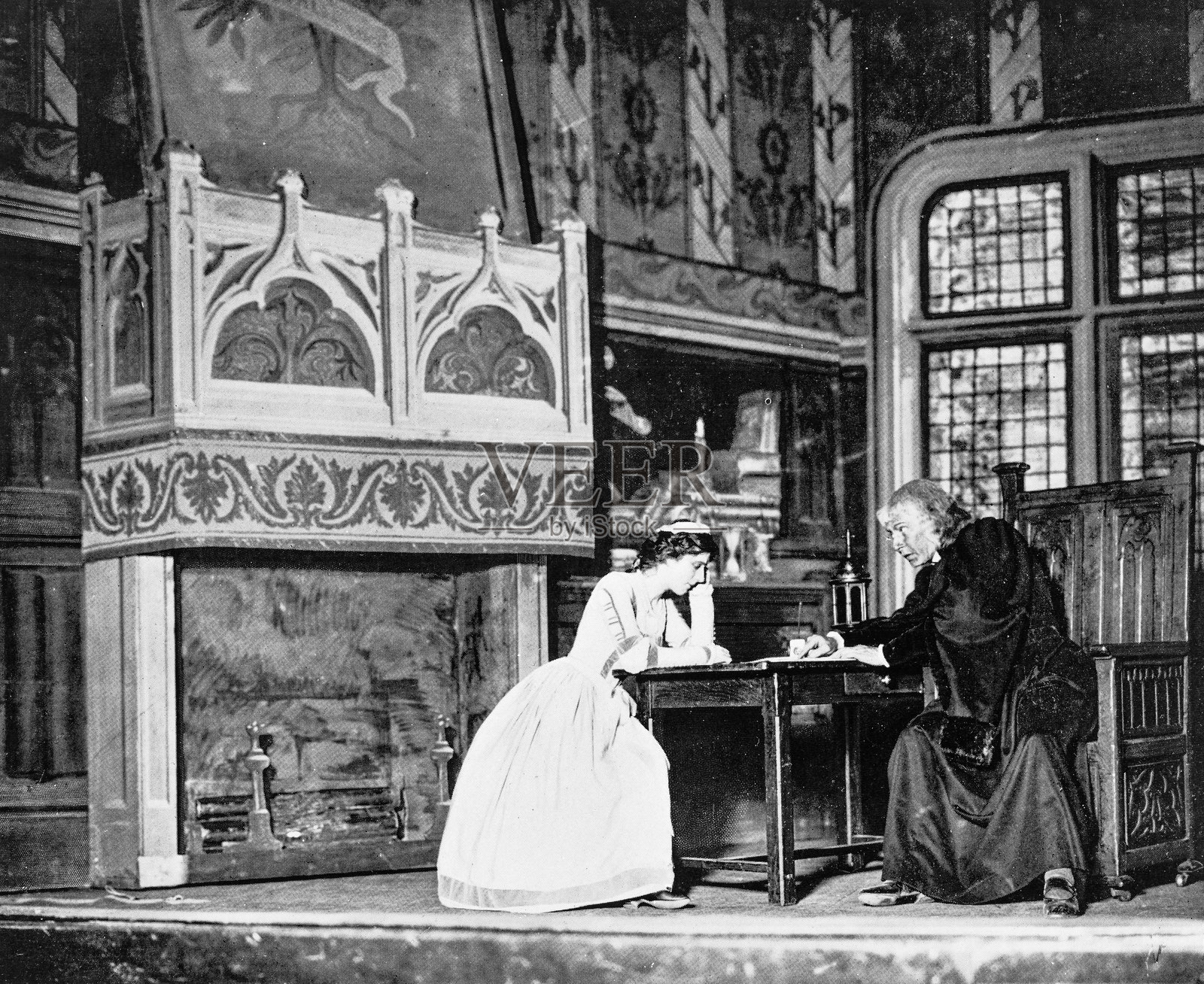 相信的甜蜜（戏剧）插画图片素材