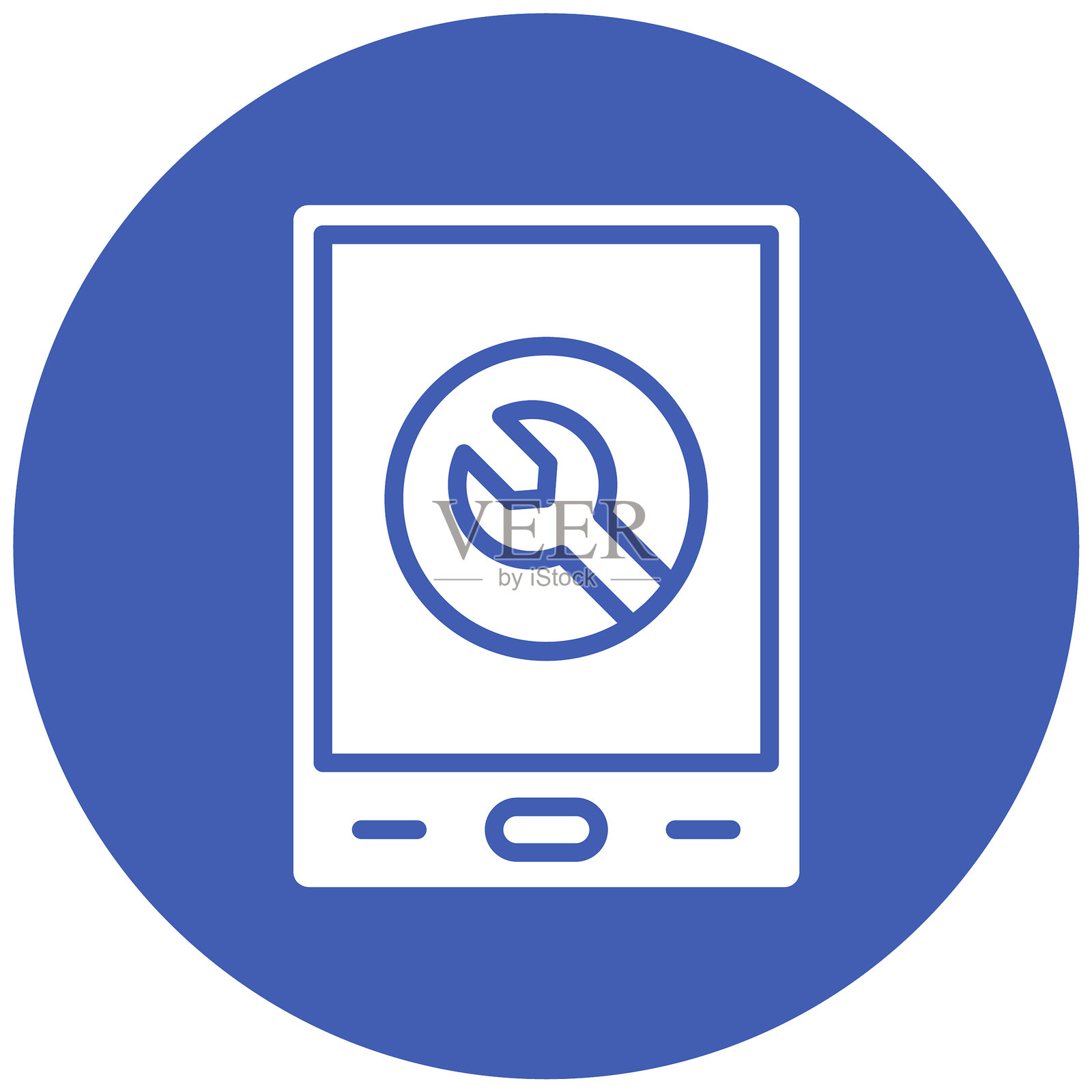 平板电脑维修矢量图标插画图片素材