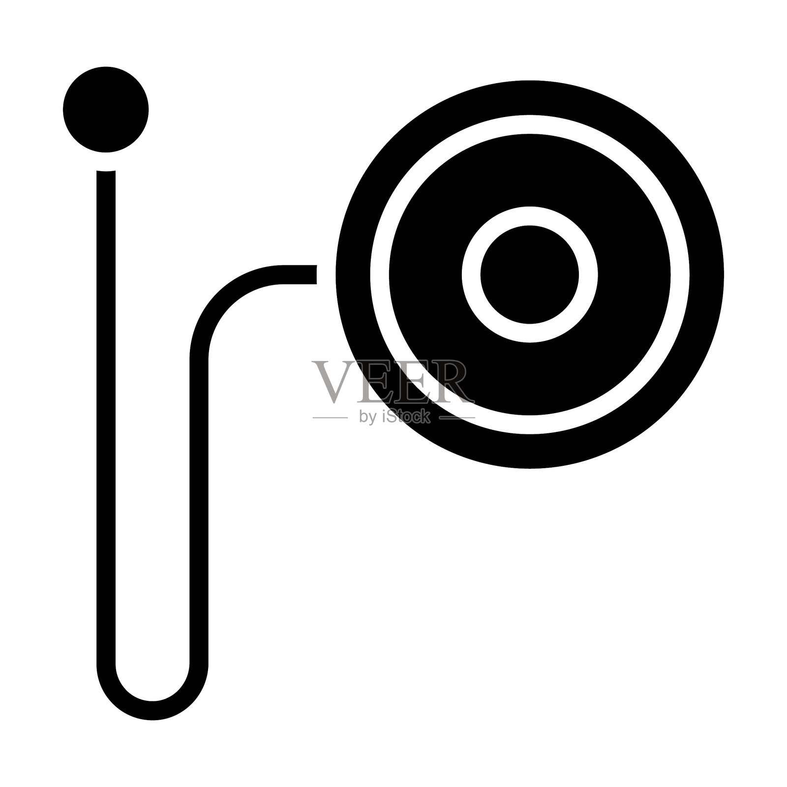 悠悠球矢量图标插画图片素材