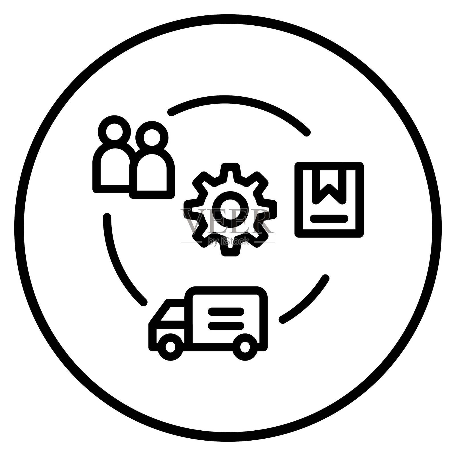 矢量设计规划图标风格插画图片素材