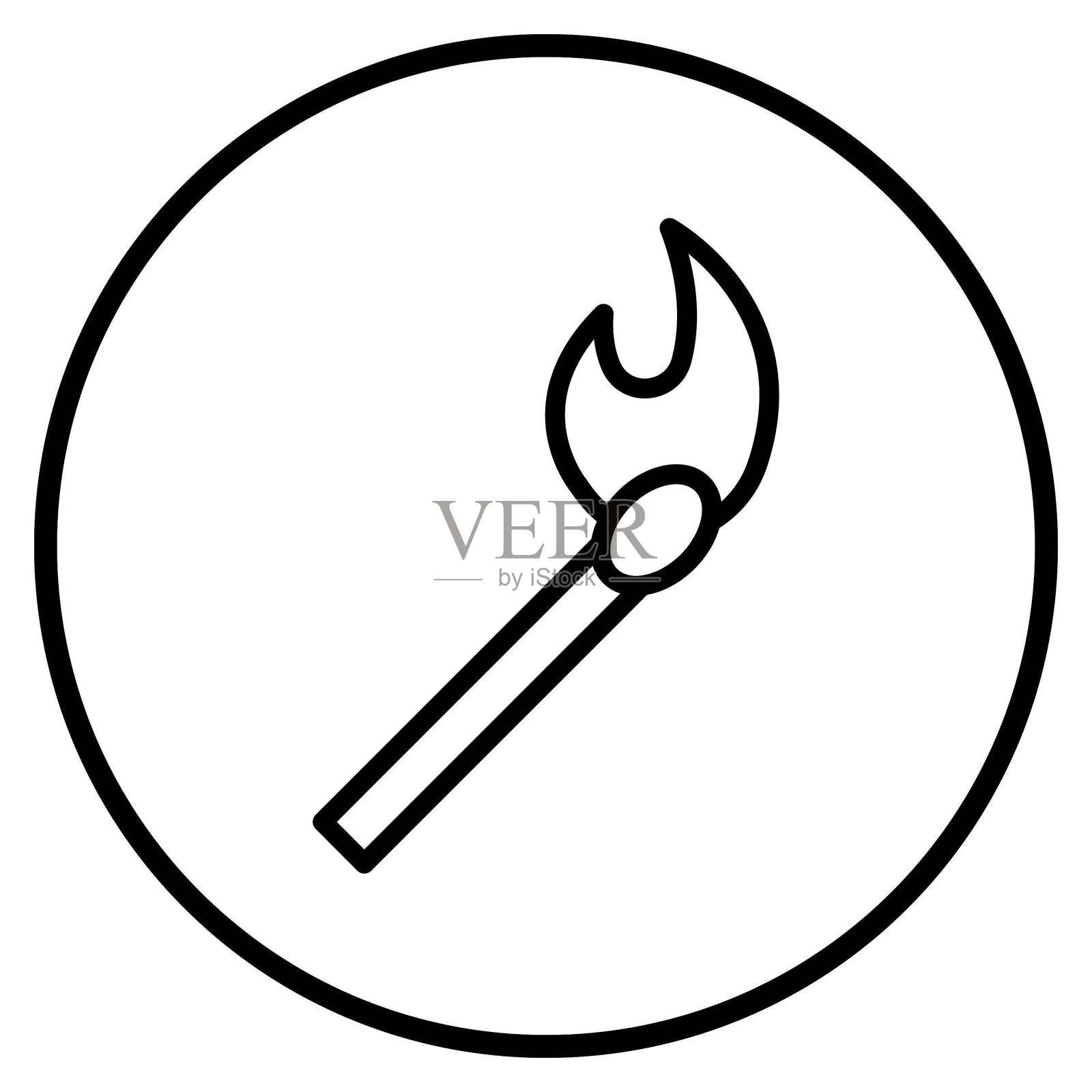 矢量设计匹配图标风格插画图片素材