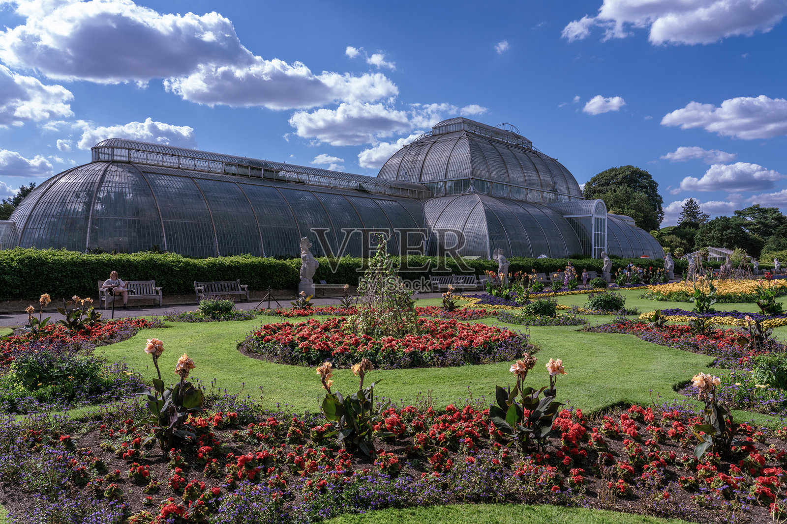 邱园温带植物温室照片摄影图片