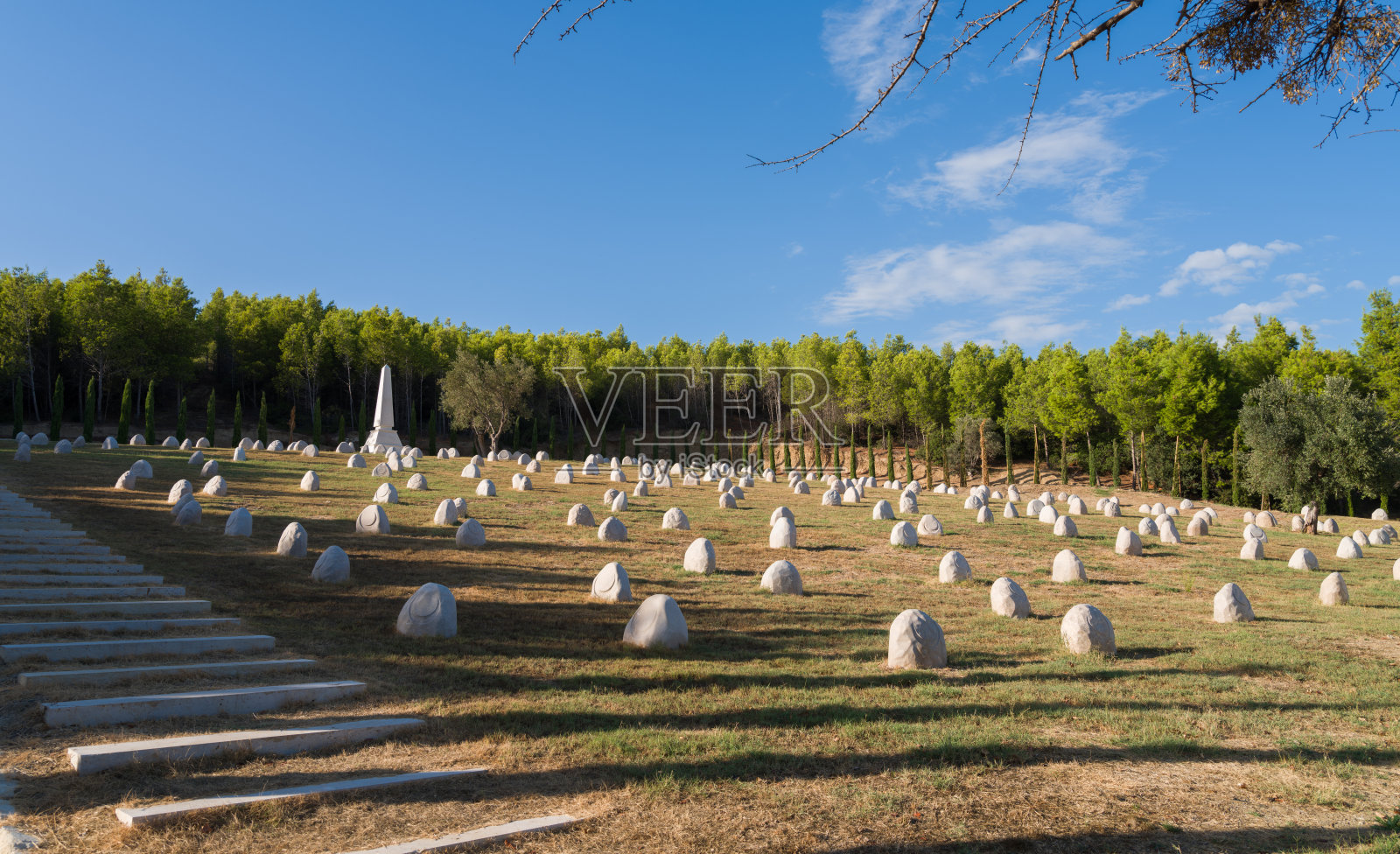 桑古拜伊里烈士公墓照片摄影图片