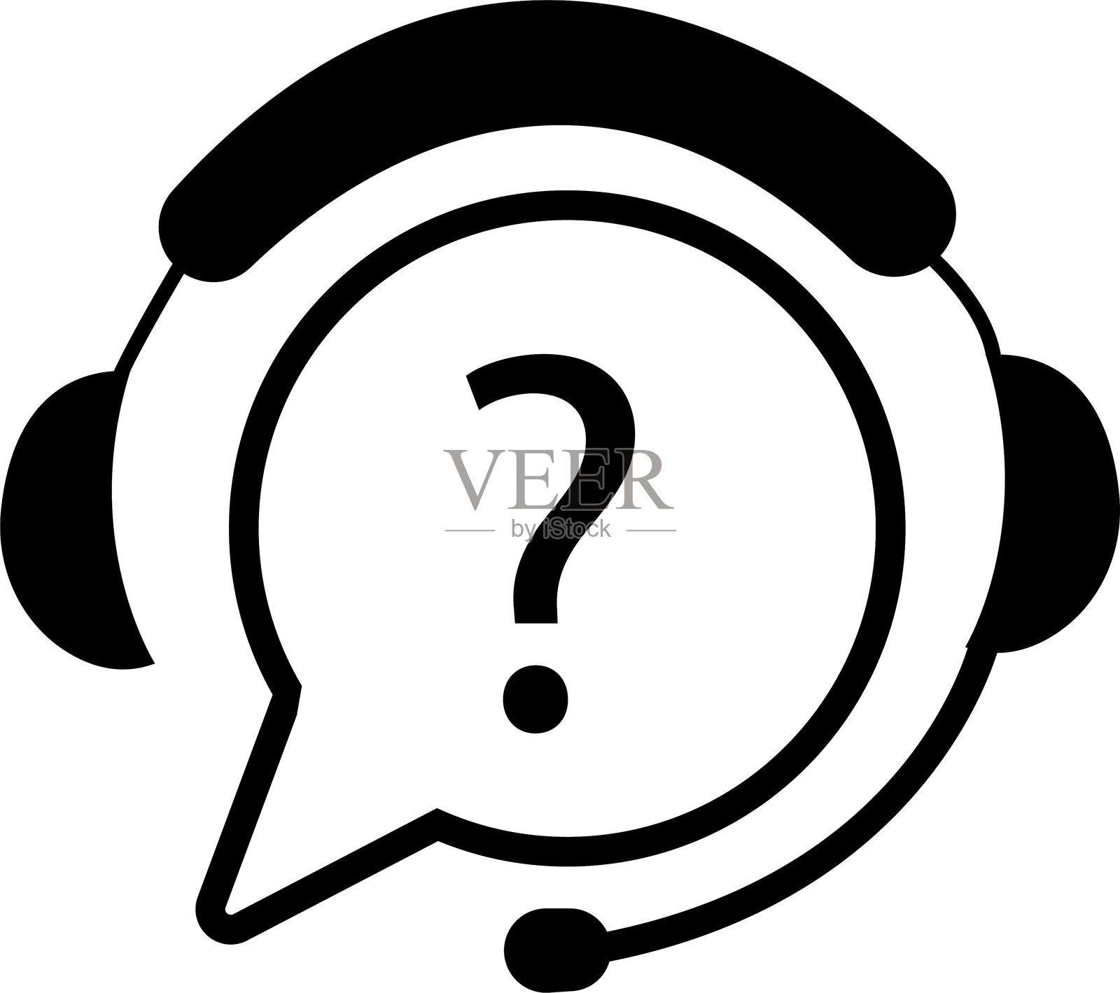 客户支持图标，扁平风格的支持和帮助网页图标。协助、电子邮件、客户、24小时、服务、联系。矢量图、快速响应、反馈等。简单的网页设计或模板。插画图片素材