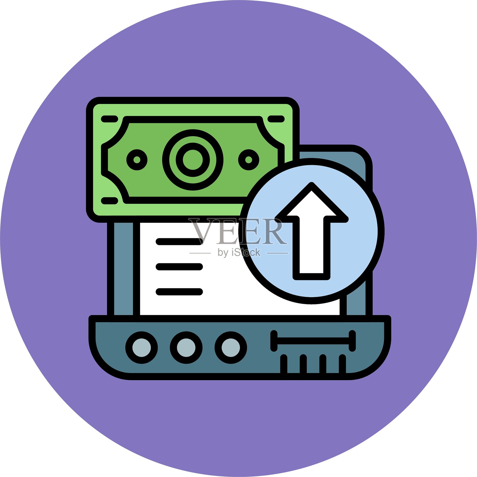 商务女性图标矢量素材插画图片素材