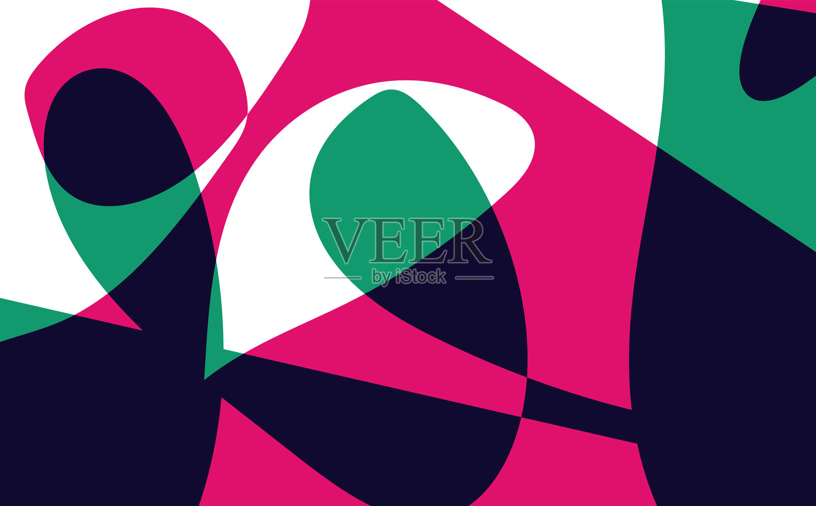 抽象有机形状纹理背景插画图片素材